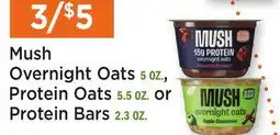 Heinen's Mush Overnight Oats 5 OZ., Protein Oats 5.5 OZ. or Protein Bars 2.3 OZ offer