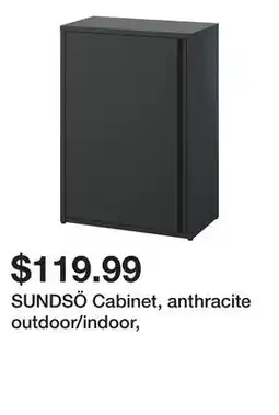 Ikea SUNDSÖ Cabinet, anthracite outdoor/indoor offer