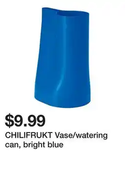 Ikea CHILIFRUKT Vase/watering can, bright blue offer
