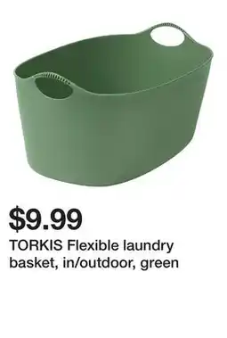 Ikea TORKIS Flexible laundry basket, in/outdoor, green offer