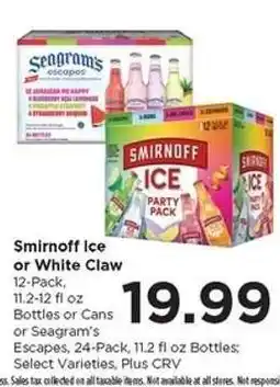 Food 4 Less Smirnoff Ice or White Claw offer
