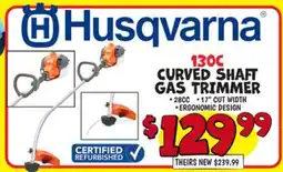 Ollie's Husqvarna 130C CURVED SHAFT GAS TRIMMER offer