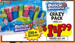Ollie's Bunch Balloons CRAZY PACK offer