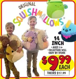 Ollie's 14 INCH SQUISHMALLOWS offer