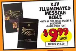 Ollie's KJV ILLUMINATED MESSIAH BIBLE offer