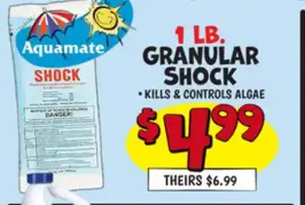 Ollie's Aquamate 1 LB. GRANULAR SHOCK offer