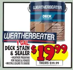 Ollie's WEATHERBEATER 1 GAL. DECK STAIN & SEALER offer