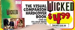 Ollie's WICKED THE VISUAL COMPANION HARDCOVER BOOK offer
