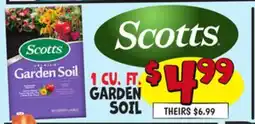 Ollie's Scotts 1 CU. FT. GARDEN SOIL offer