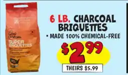 Ollie's 6 LB. CHARCOAL BRIQUETTES offer
