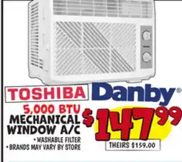 Ollie's 5,000 BTU MECHANICAL WINDOW A/C offer