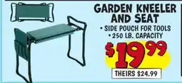 Ollie's GARDEN KNEELER AND SEAT offer