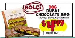Ollie's BOLCI 90G DUBAI CHOCOLATE BAG offer