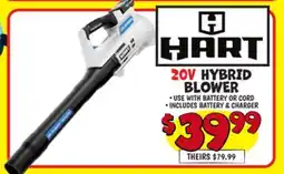 Ollie's HART 20V HYBRID BLOWER offer