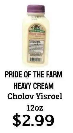 Seven Mile Market Pride of the farm heavy cream offer
