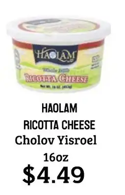 Seven Mile Market Haolam ricotta cheese offer