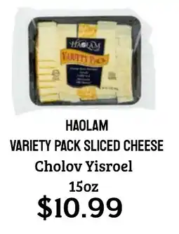 Seven Mile Market Haolam variety pack sliced cheese offer