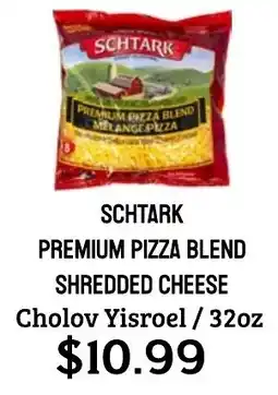 Seven Mile Market Schtark premium pizza blend shredded cheese offer