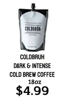 Seven Mile Market Coldbruh dark & intense cold brew coffee offer