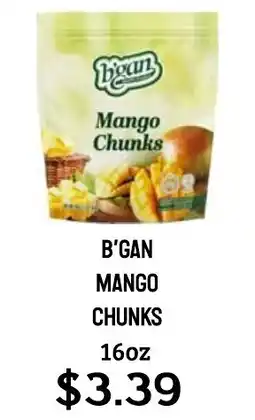 Seven Mile Market B'gan mango chunks offer
