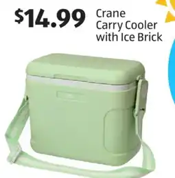 Aldi Crane Carry Cooler with Ice Brick offer