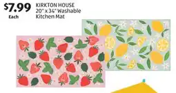 Aldi KIRKTON HOUSE 20 x 34 Washable Kitchen Mat offer