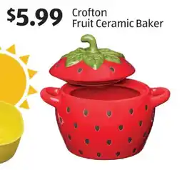 Aldi Crofton Fruit Ceramic Baker offer