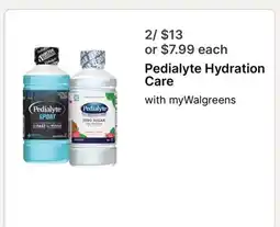 Walgreens Pedialyte Hydration Care offer