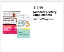 Walgreens Relacore Dietary Supplements offer