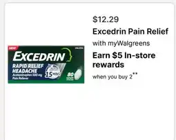 Walgreens Excedrin Pain Relief offer