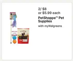 Walgreens PetShoppe Pet Supplies offer