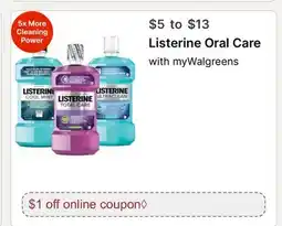 Walgreens Listerine Oral Care offer