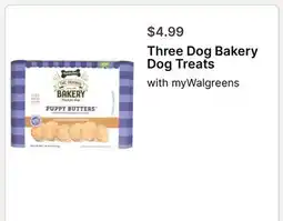 Walgreens Three Dog Bakery Dog Treats offer