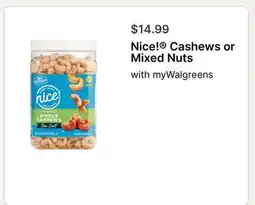 Walgreens Nice! Cashews or Mixed Nuts offer