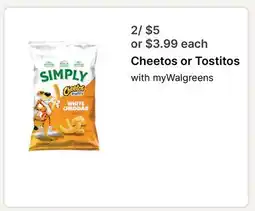 Walgreens Cheetos or Tostitos offer