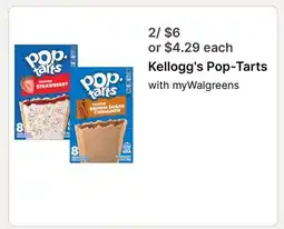 Walgreens Kellogg's Pop-Tarts offer