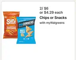 Walgreens Chips or Snacks offer