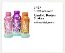 Walgreens Alani Nu Protein Shakes offer