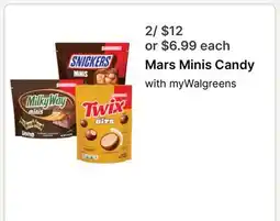 Walgreens Mars Minis Candy offer