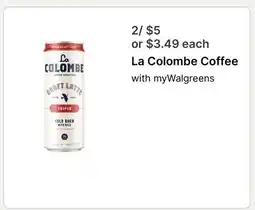 Walgreens La Colombe Coffee offer