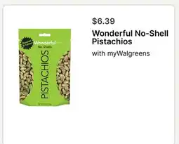 Walgreens Wonderful No-Shell Pistachios offer