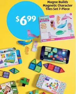 Aldi Magne Builds Magnetic Character Tiles Set offer