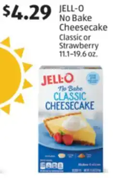 Aldi JELL-O No Bake Cheesecake offer