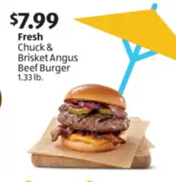 Aldi Fresh Chuck & Brisket Angus Beef Burger offer