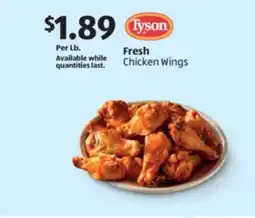 Aldi Tyson Fresh Chicken Wings offer