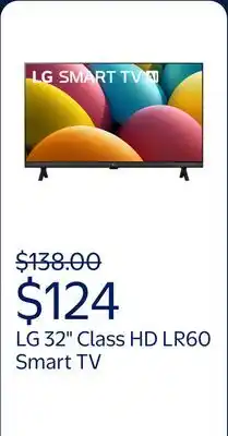 Walmart LG 32 Class HD LR60 Smart TV offer