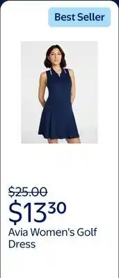Walmart Avia Women's Golf Dress offer