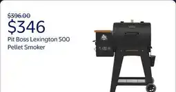 Walmart Pit Boss Pellet Smoker, Lexington 500 Square inch Wood Fired Pellet Grill, Onyx Series offer
