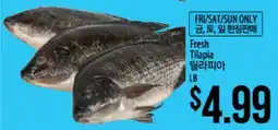Hmart Fresh Tilapia offer