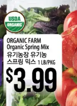 Hmart ORGANIC FARM Organic Spring Mix offer